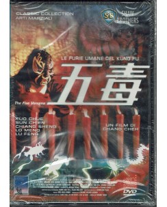 DVD Le furie umane del kung fu The five venoms Shaw Brothers ITA NUOVO B08