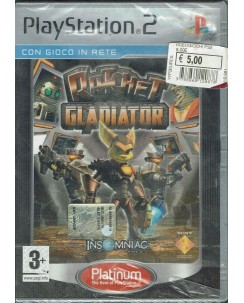 Videogioco Playstation 2 Ratchet Gladiator PLATINUM ITA NUOVO libretto B03