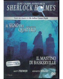 DVD Il Segno Dei Quattro + IL MASTINO BASKERVILLE con Matt Frewer ITA usato B08