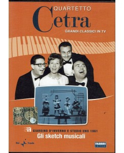 DVD QUARTETTO CETRA gli sketch musicali ed. Rai TradeUSATO ITA B38