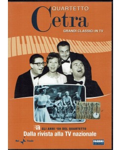 DVD QUARTETTO CETRA dalla rivista alla Tv nazionale ed. Rai TradeUSATO ITA B38