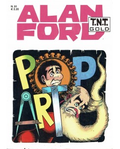 Alan Ford T.N.T. Gold n. 91 pop art di Magnus Bunker ed. M.B.P. BO07