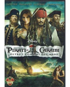 DVD Pirati dei Caraibi Oltre i confini del mare con Johnny Depp ITA usato B08