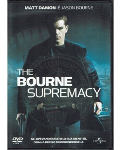 DVD The Bourne supremacy con Matt Damon ITA usato B08