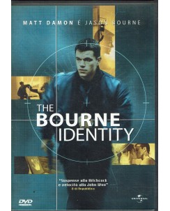 DVD The Bourne Identity con Matt Damon ITA usato B08