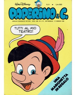 Paperino e C. n.31 gennaio 1982 ed. Mondadori FU15