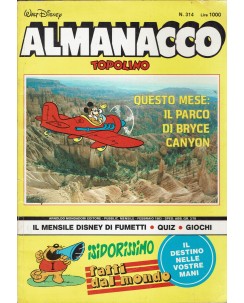 Almanacco Topolino n.314 febbraio 1983 ed. Mondadori FU14