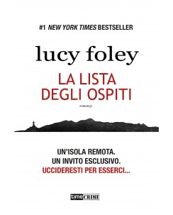 Lucy Foley : la lista degli ospiti un isola remota ed. Time Crime NUOVO B44