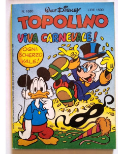 Topolino n.1680 * 7 febbraio 1988 * Walt Disney - Mondadori