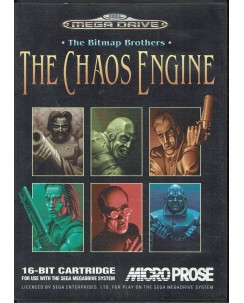Videogioco SEGA MEGA DRIVE the Chaos Engine Bitmap brothe ORIGINALE libretto B10