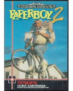 Videogioco SEGA MEGA DRIVE Paperboy 2 ORIGINALE libretto B10