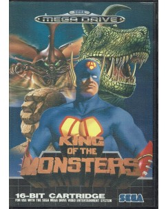 Videogioco SEGA MEGA DRIVE King of the Monsters ORIGINALE NO libretto B10