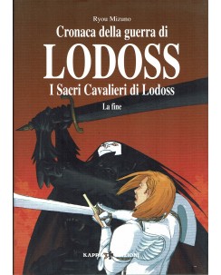 Cronache Guerra Lodoss i sacri cavalieri di Lodoss la fine ROMANZO ed. Kappa 
