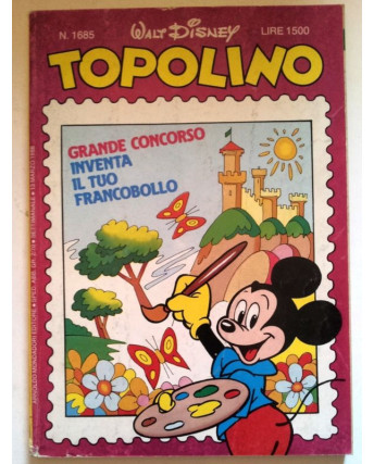 Topolino n.1685 * 13 marzo 1988 * Walt Disney - Mondadori