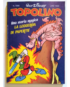 Topolino n.1686 20 marzo 1988 ed. Walt Disney Mondadori