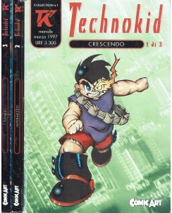 Technokid 1/3 serie COMPLETA di Roberto Recchioni ed. Comic Art SC04