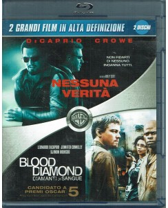 Blu Ray 2 Film Alta Definizone Blood Diamond + Nessuna Verita' ITA USATO B15