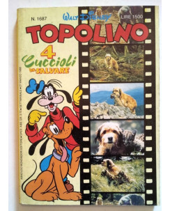 Topolino n.1687 * 27 marzo 1988 * Walt Disney - Mondadori