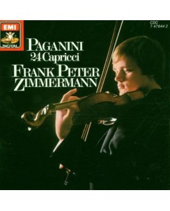 CD Frank Peter Zimmermann Paganini 24 Capricci EMI 1985 B48