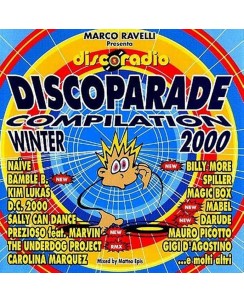 CD  Discoparade Compilation Winter 2000 2 CD Universal 200032 tracce B13
