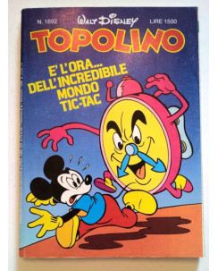 Topolino n.1692 * 1 maggio 1988 * Walt Disney - Mondadori