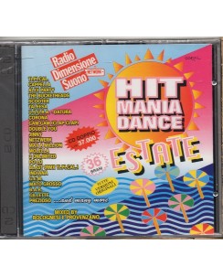 CD  Hit Mania Dance Estate Radio Dimensione Suono 2 CD 36 tracce Universo 95 B13