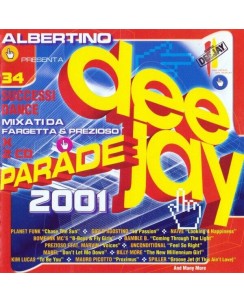 CD Albertino presenta Deejay Parade 2001 CDDP 2 CD 34 tracce B13
