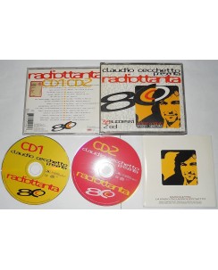 CD Cecchetto presenta Radiottanta Boxset 2 CD 36 traccePolyGram 1996 B13