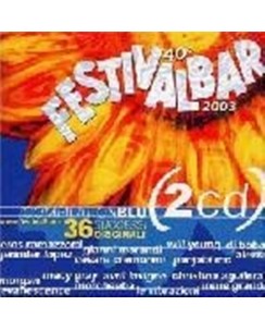 CD Festivalbar Blu 2003 2 CD Sony  36 tracce B27