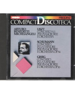 CD Compact Discoteca Liszt  Schumann  Grieg  Frequenz 1988 B27