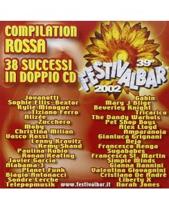 CD Festivalbar Rossa 2002 2 CD Sony  38 tracce B27