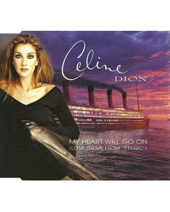 CD Celine Dion My Heart Will Go On Love Theme From Titanic Columbia 4 tracce B27