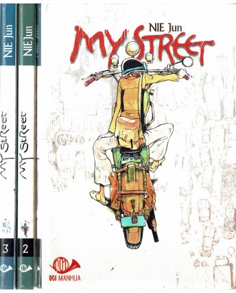 My Street 1/3 serie COMPLETA di Nie Jun ed. 001 Manhua SC01