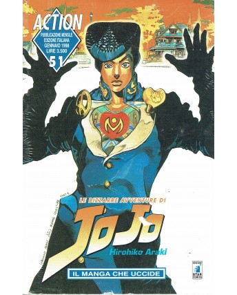 Le bizzarre avventure di JoJo n. 51 di Araki prima ed. Star Comics
