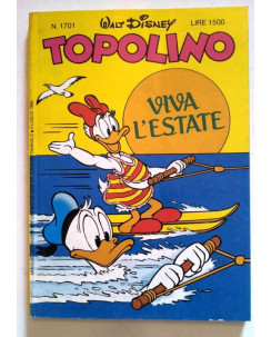 Topolino n.1701 * 3 luglio 1988 * Walt Disney - Mondadori