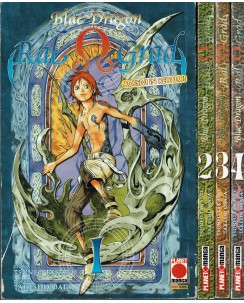 Blue Dragon 1/4 serie COMPLETA di Obata ADESIVI ed. Panini SC02