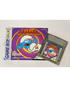 Videogioco GAME Boy Color i Puffi sortilegi nel villa no BOX si libretto ITA B44