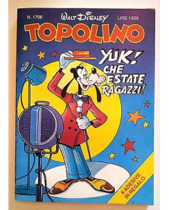 Topolino n.1706 * 7 agosto 1988 * Walt Disney - Mondadori