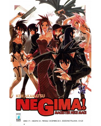 NeGima! Magister Negi Magi di Ken Akamatsu N.34 ed. Star Comics