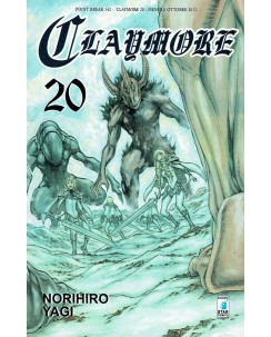 Claymore 20 di Norihiro Yagi ed. Star Comics