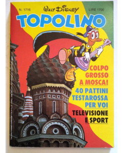 Topolino n.1716 * 16 ottobre 1988 * Walt Disney - Mondadori