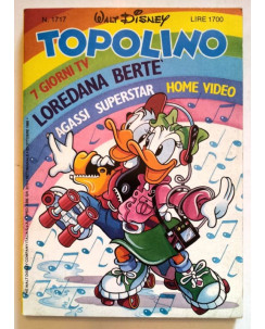Topolino n.1717 * 23 ottobre 1988 * Walt Disney - Mondadori