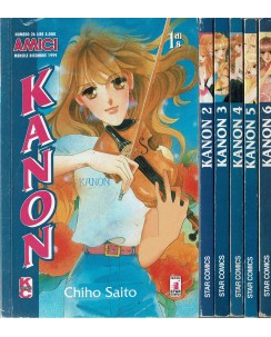 Kanon 1/6 serie COMPLETA di Chiho Saito ed. Star Comics SC06