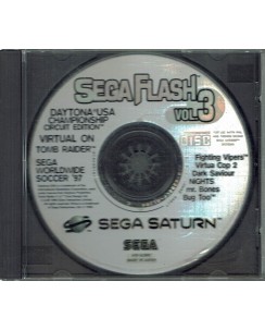 Videogioco SEGA SATURN Sega Flash 3 demo JAP ORIGINALE CD libretto B09
