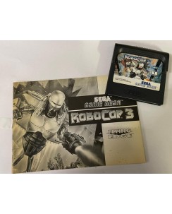 Videogioco GAME GEAR Sega Robocop 3 no BOX si libretto B08