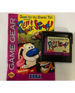 Videogioco GAME GEAR Sega Ren e Hoek Stimpy no BOX si libretto ENG B08