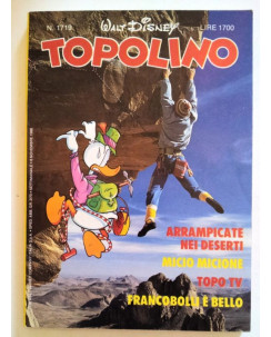Topolino n.1719 * 6 novembre 1988 * Walt Disney - Mondadori