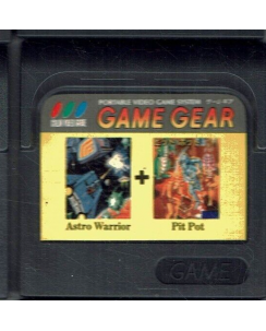 Videogioco GAME GEAR Sega Astro Warrior + Pit Pot no BOX no libretto Jap B15