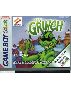Libretto GAME Boy Color the grinch ENG ITA  no BOX no gioco Nintendo B15
