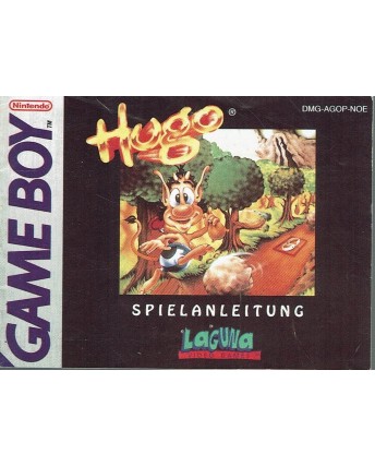 Libretto GAME Boy Color Hugo lingua tedesca no BOX no gioco B15